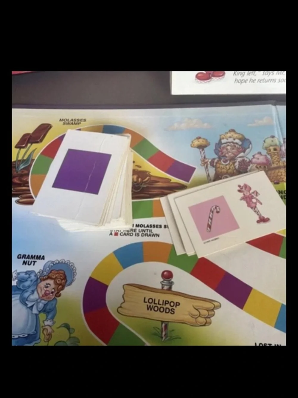 Vintage 1999 Candy Land Board Game Hasbro Candyland Missing 3 Cards Read As Is!